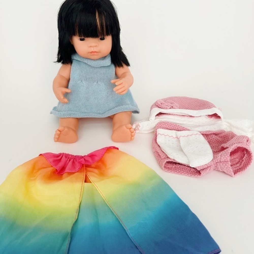 Miniland Baby Doll & Outfits